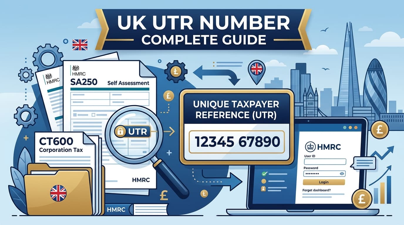 UTR Number UK Complete Guide to Unique Taxpayer Reference