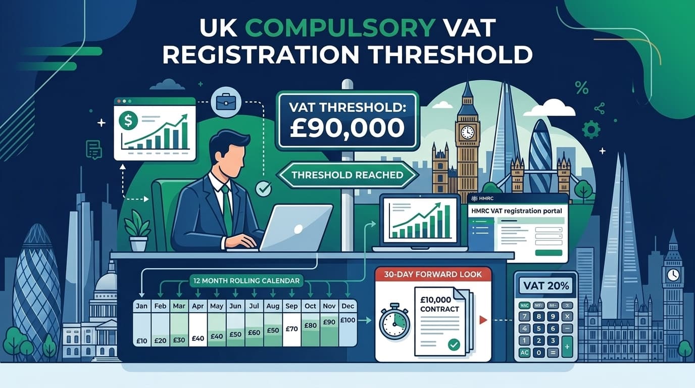What Is the Turnover Threshold for Compulsory VAT Registration in the UK